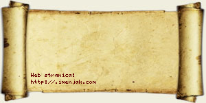 Jovana Paralatić vizit kartica